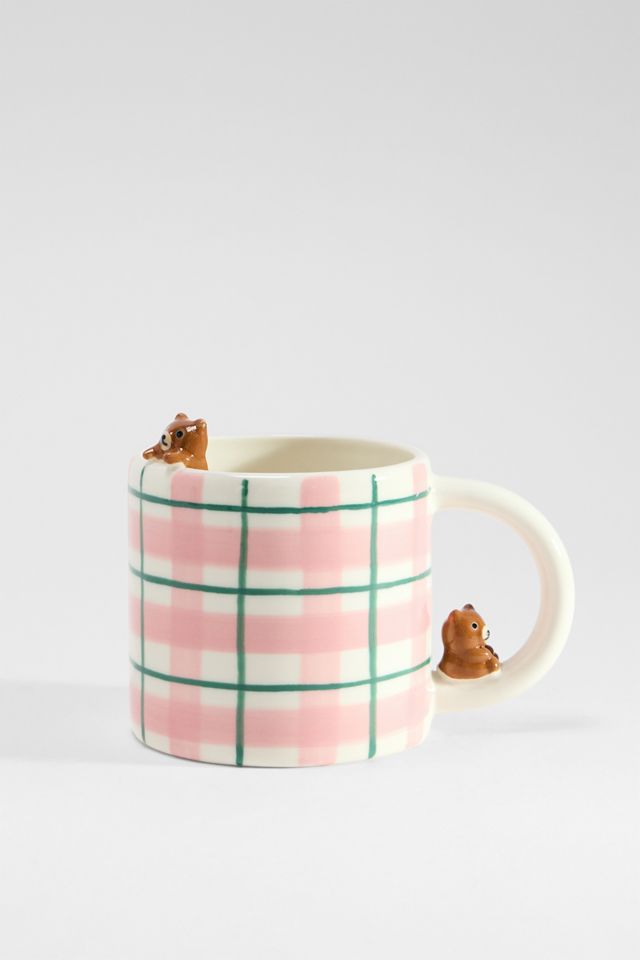 Tasse Micro Teddy à carreaux vichy #2