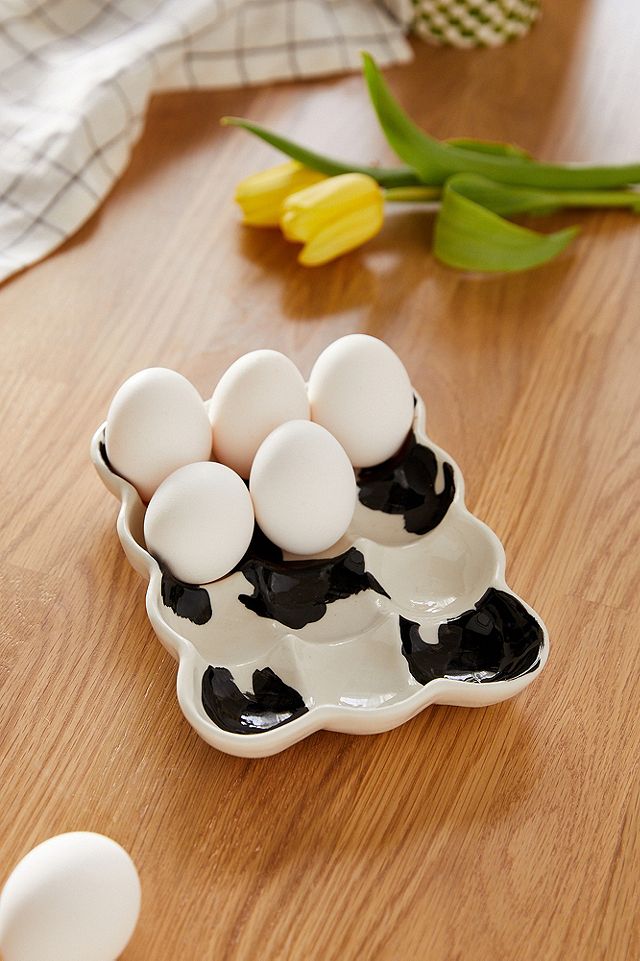 Frankie Cow Print Egg Tray