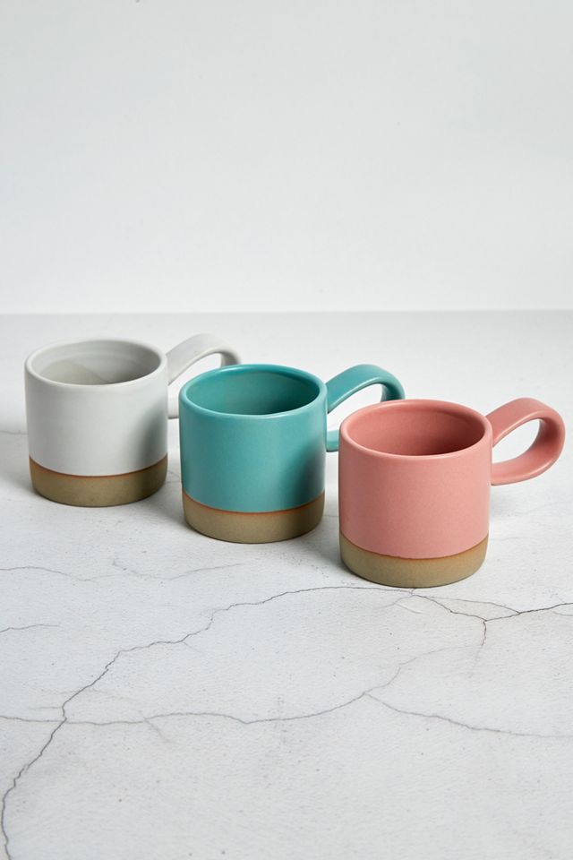 Espressotasse in Rosa mit Schlaufenhenkel #3