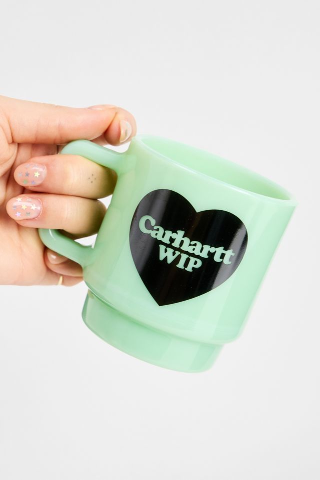 Carhartt WIP Jade Glas Herz Becher #1