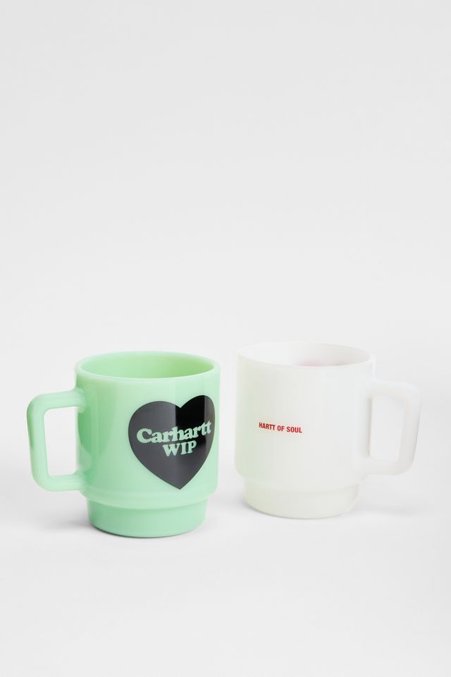 Carhartt WIP Jade Glas Herz Becher #3