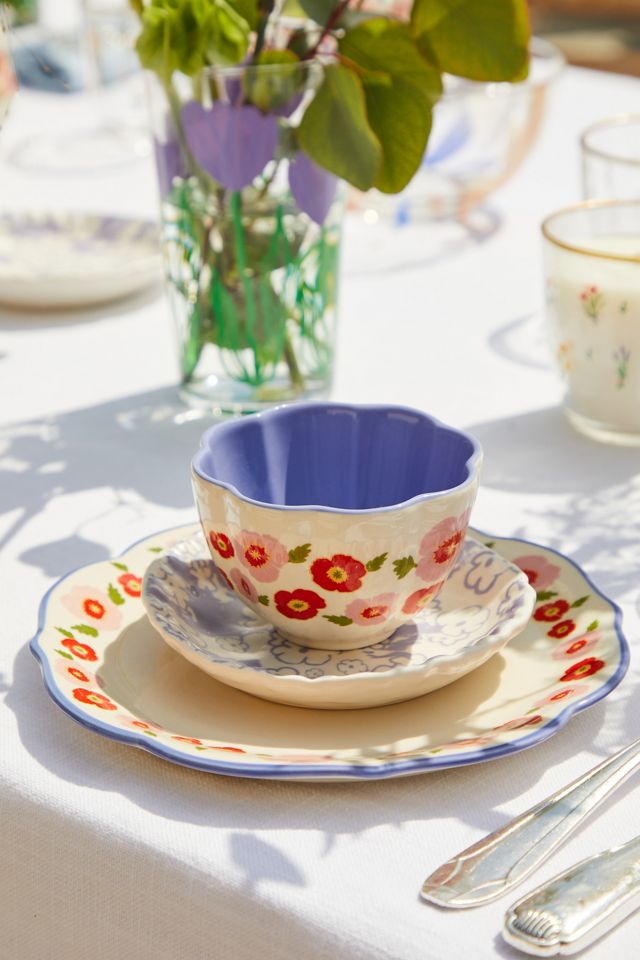 Assiette Florale Doris #1