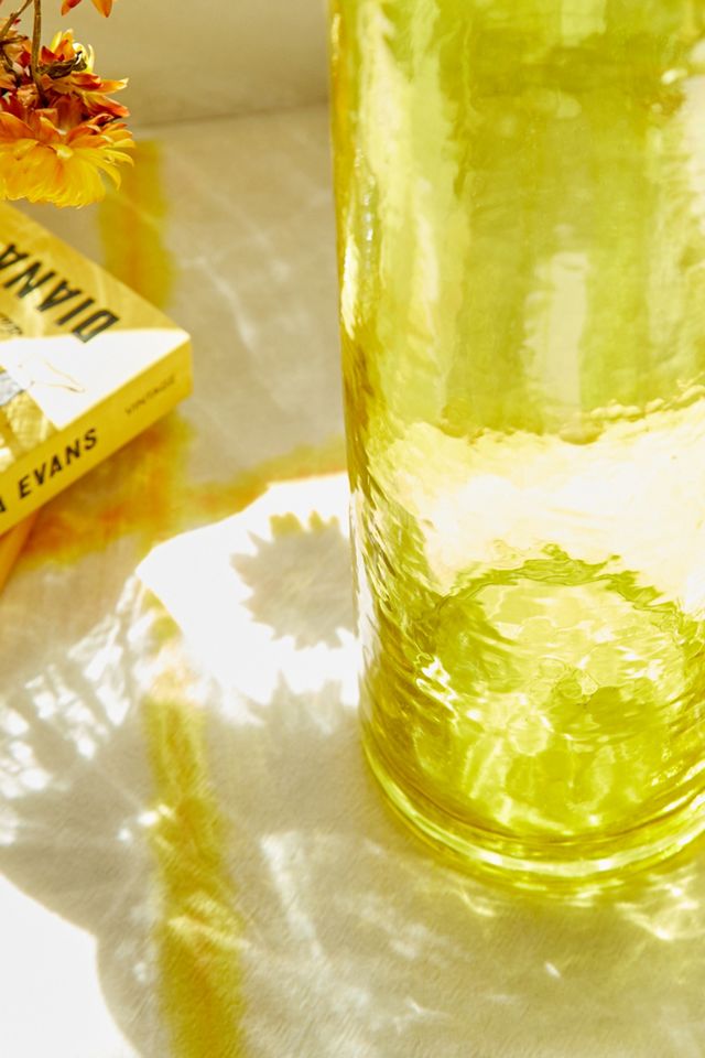 Yolk Yellow Recycled Glass Jug #2