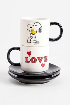 Peanuts Love Espresso-Tassen-Set