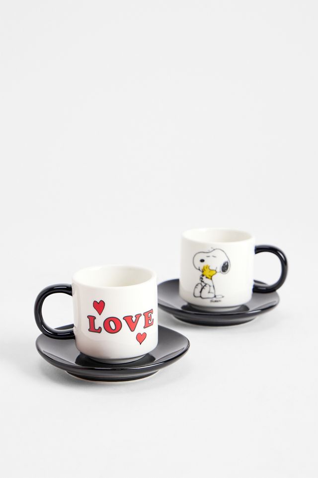 Peanuts Love Espresso Mug Set #1