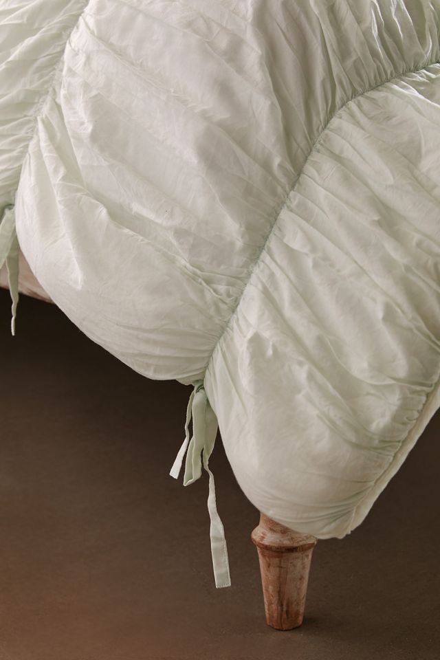 Juego de Edredón Doble Sage Fruncido #4