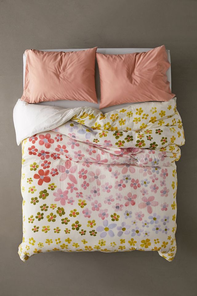 Molly Floral Duvet Set With Reusable Fabric Bag #1