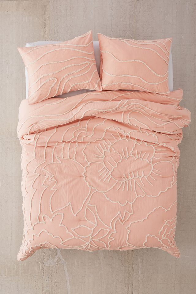 Margot Tufted Floral Duvet Cover #1