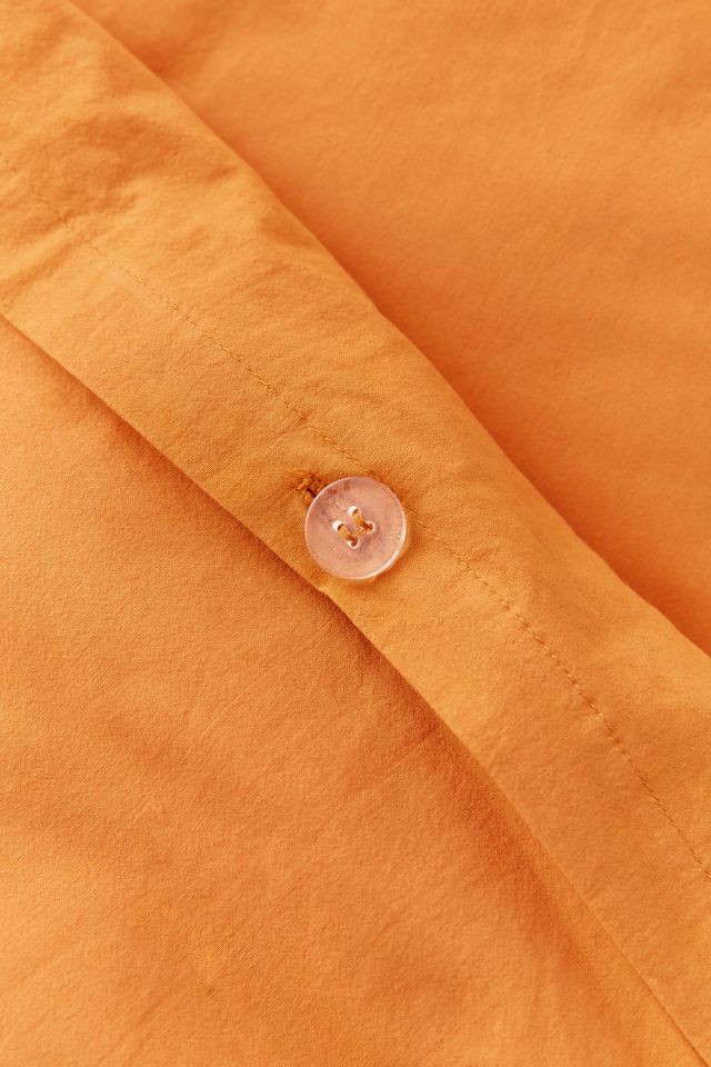 Washed Cotton Mustard Duvet Cover Snooze Set #3