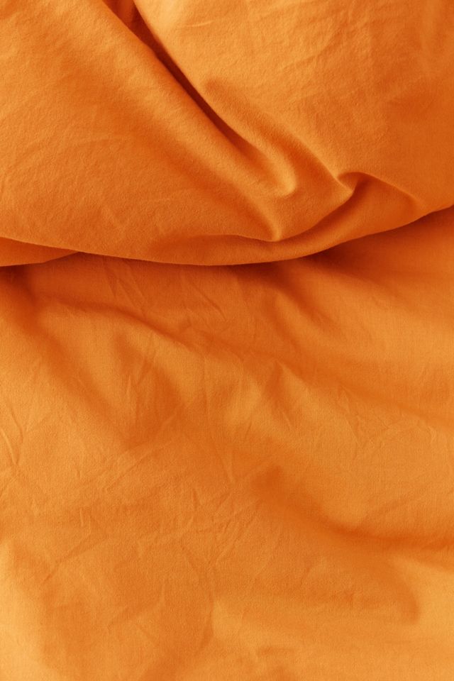 Washed Cotton Mustard Duvet Cover Snooze Set #4