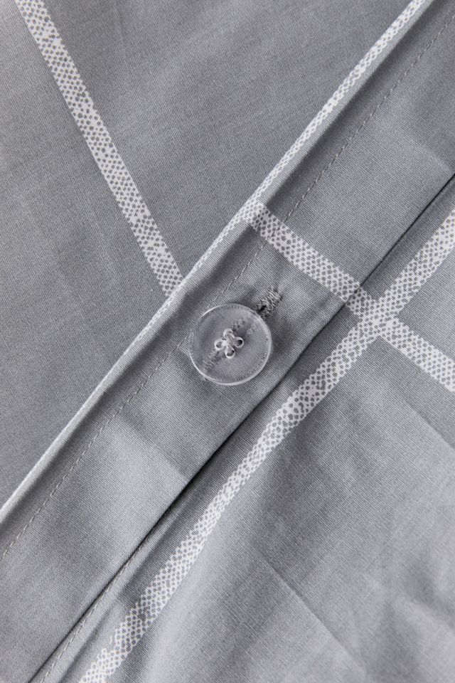 Kariertes Bettbezugsset in Distressed-Optik #5