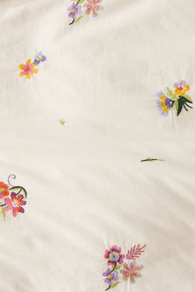 Juego de Funda Nórdica Floral Bordada Georgine #5