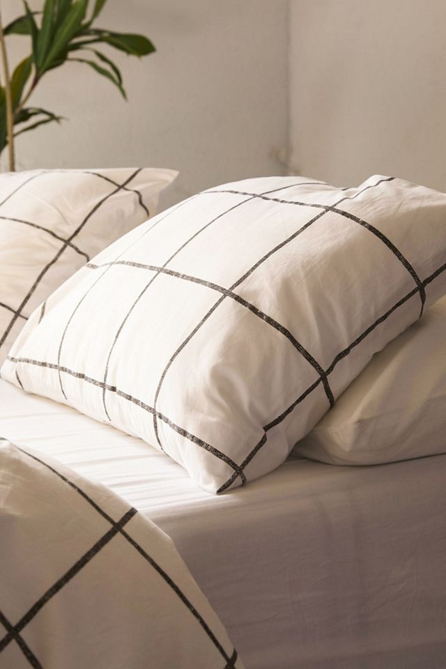 Distressed Check Duvet Set | Urban Outfitters UK