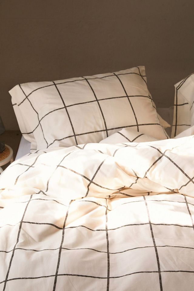 Distressed Check Duvet Set | Urban Outfitters UK