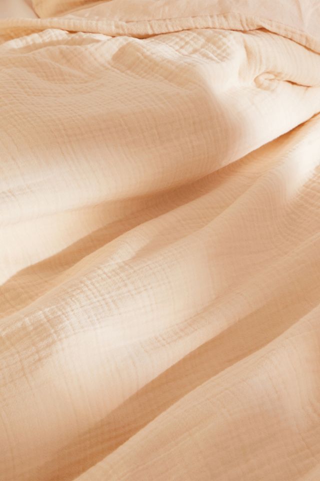 Soft Blush Crinkle Duvet Set  #1