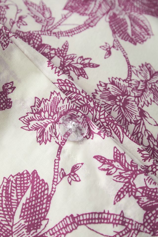 Pink Toile Duvet Set #4