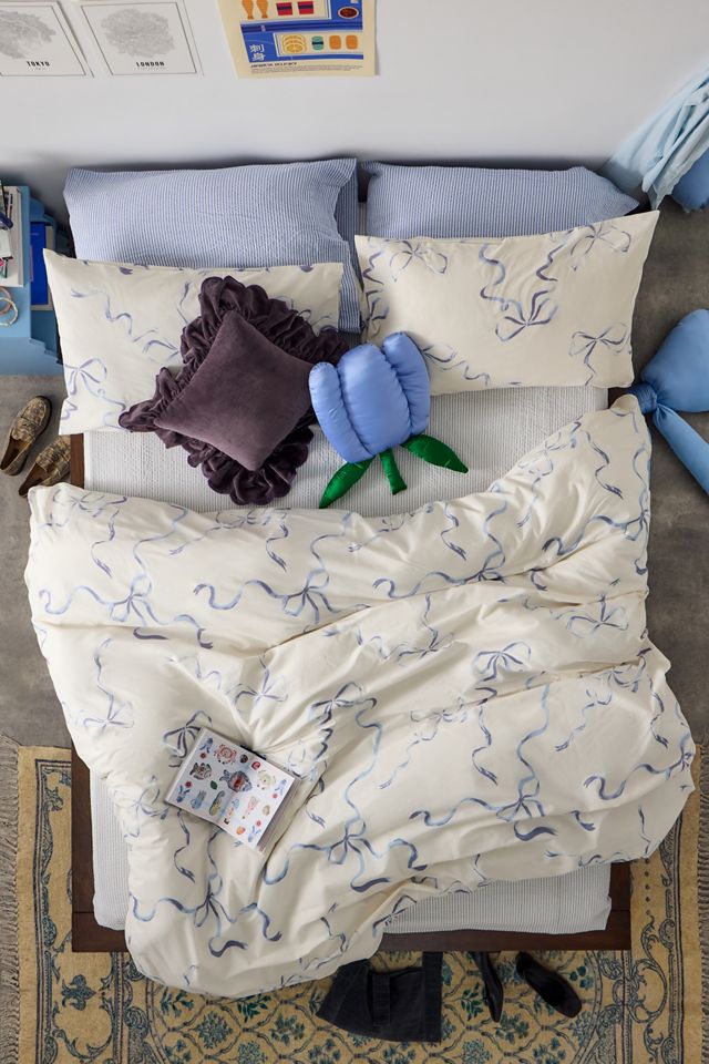 Painted Bows Duvet Set