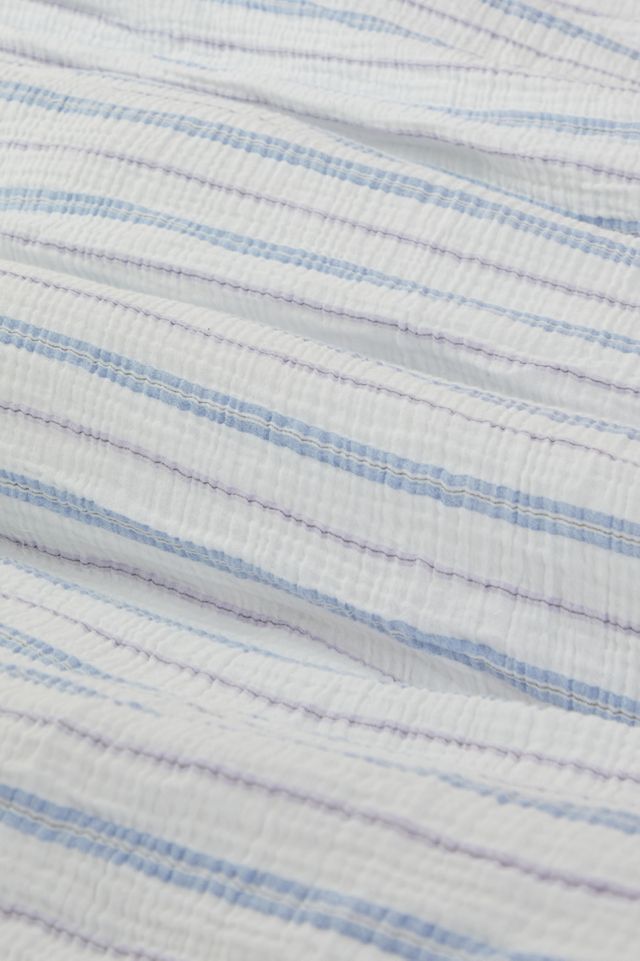Stripe Cosy Crinkle Duvet Set #2