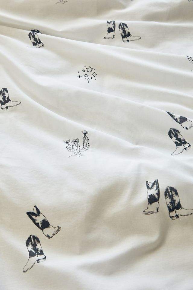 Western Boot Duvet Set #2