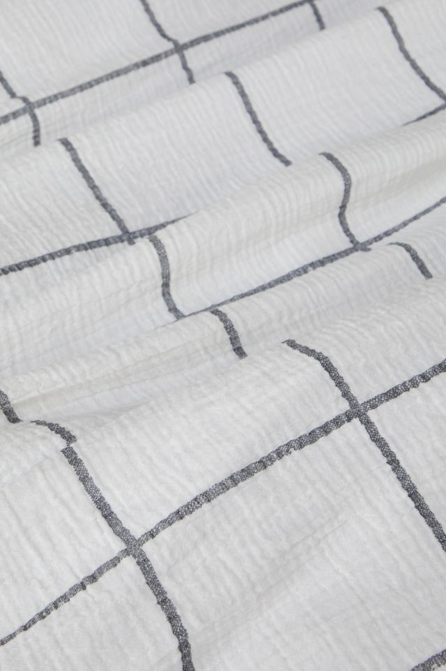 Distressed Check Cosy Crinkle Duvet Set #2