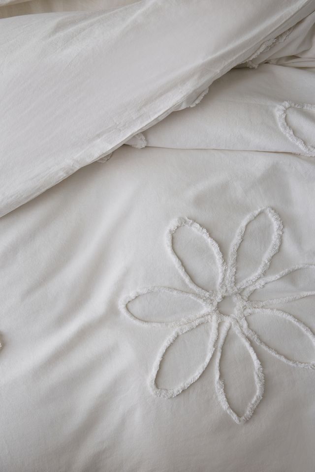 Tufted Flower Duvet Set  #2