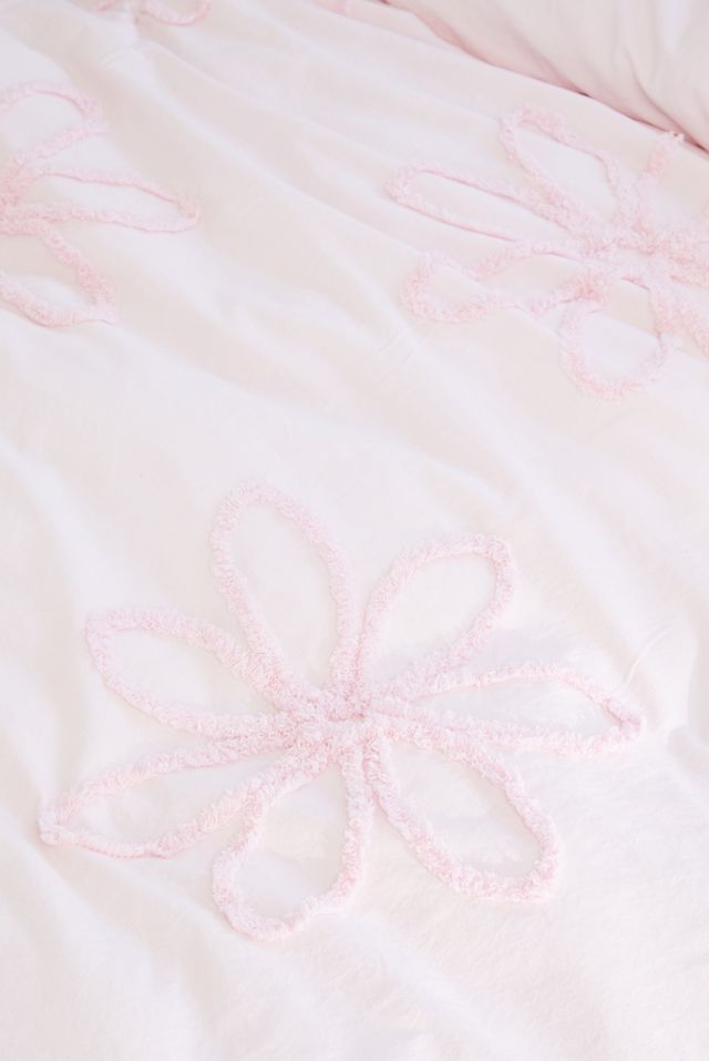 Tufted Flower Duvet Set #2