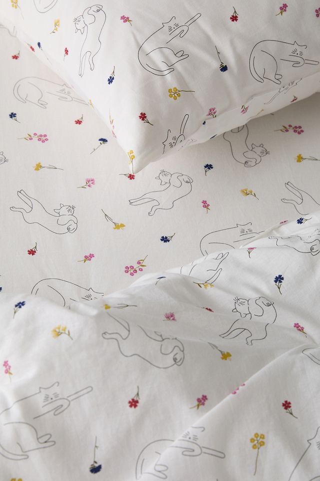 Sleepy Cat Duvet Set #3