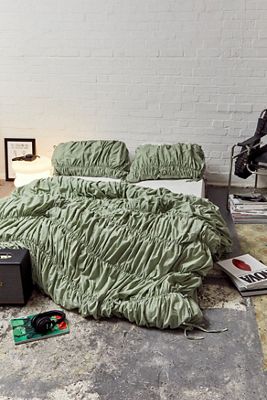 Sage Cinched Duvet Set