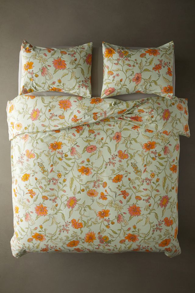 Ella Vine Floral Duvet Set #1
