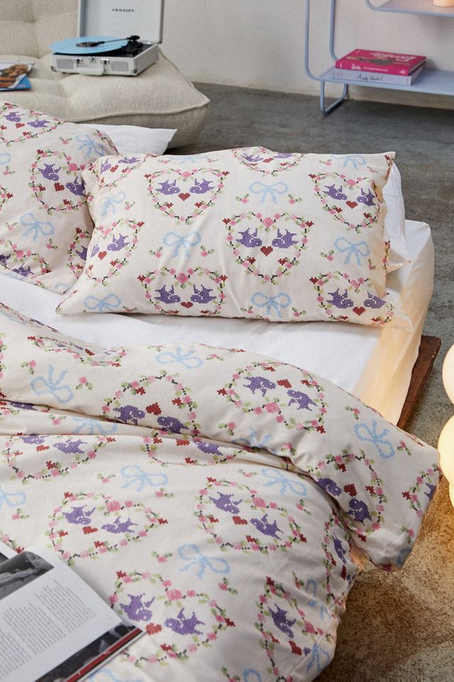 Ensemble de Couette Double Oiseaux d'Amour #1