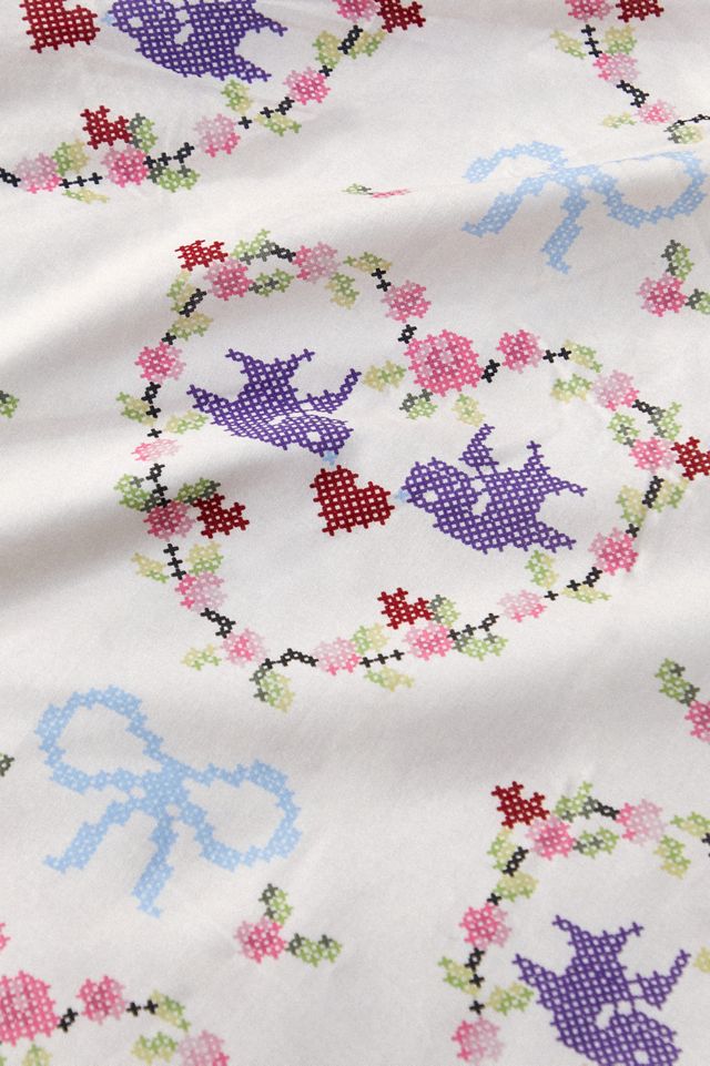 Ensemble de Couette Double Oiseaux d'Amour #6