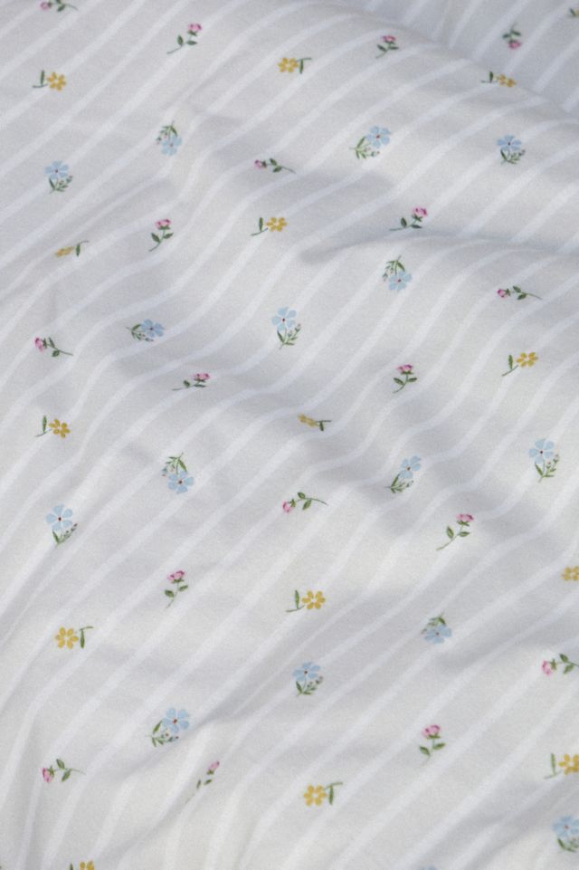 Floral Cosy Flannel Duvet Set #1