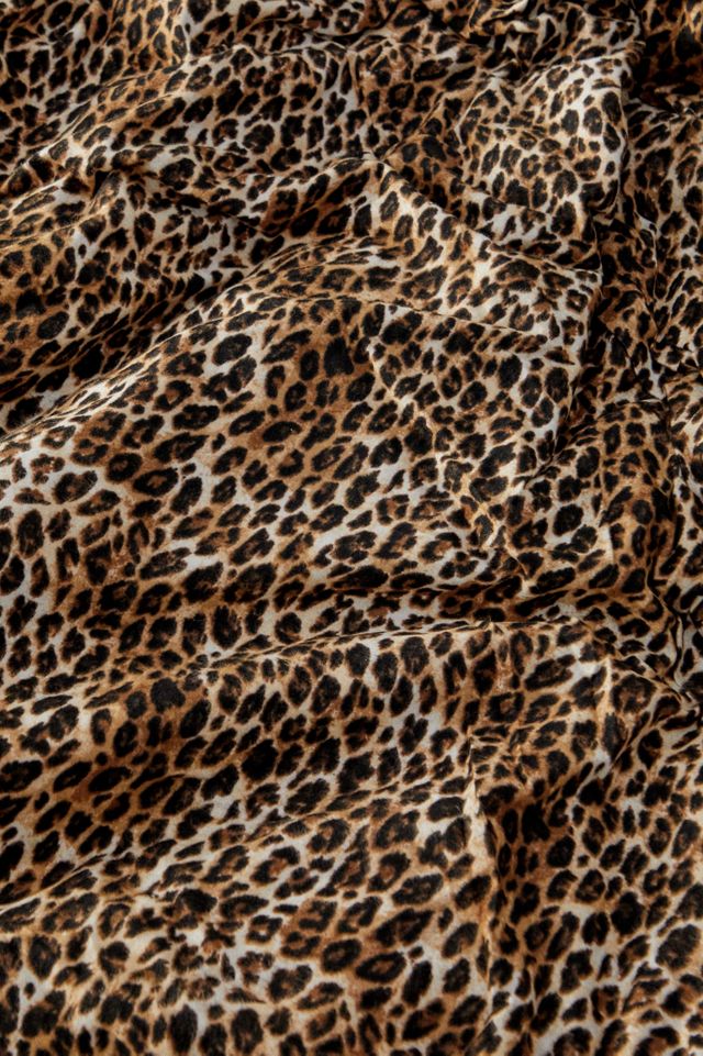 Leopard Print Cosy Flannel Duvet Set #4