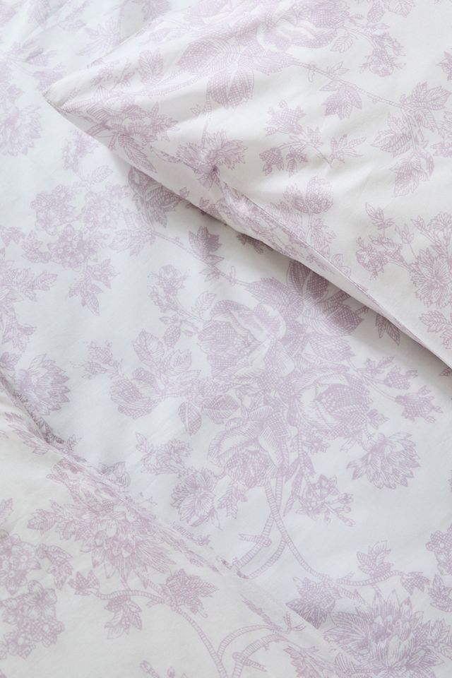 Orchid Toile Duvet Set #1