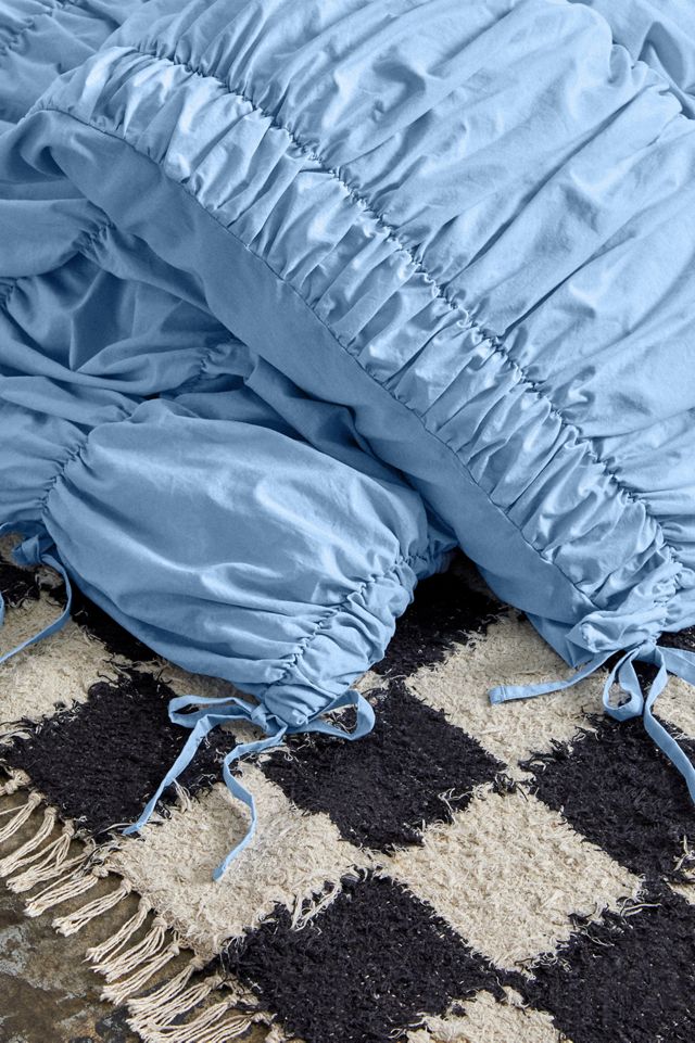 Sky Blue Cinched Duvet Set #1