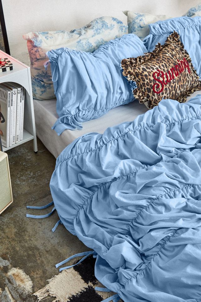 Sky Blue Cinched Duvet Set #3
