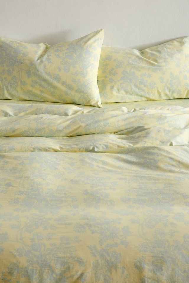 Set Copripiumino Toile Giallo e Blu #1