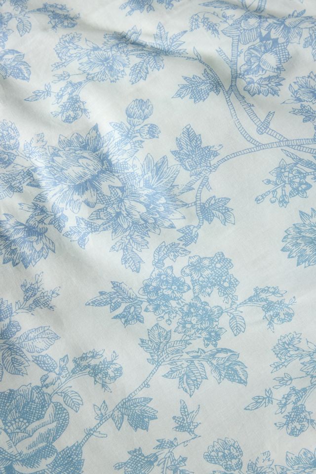 Toile Stripe Reversible Duvet Set #3