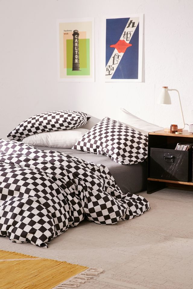 Checkered Duvet Cover Set #4