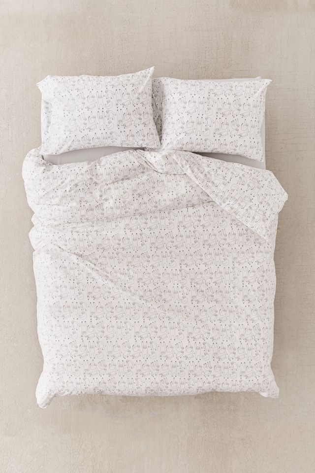 Bettbezug-Set mit Faultier-Print #2