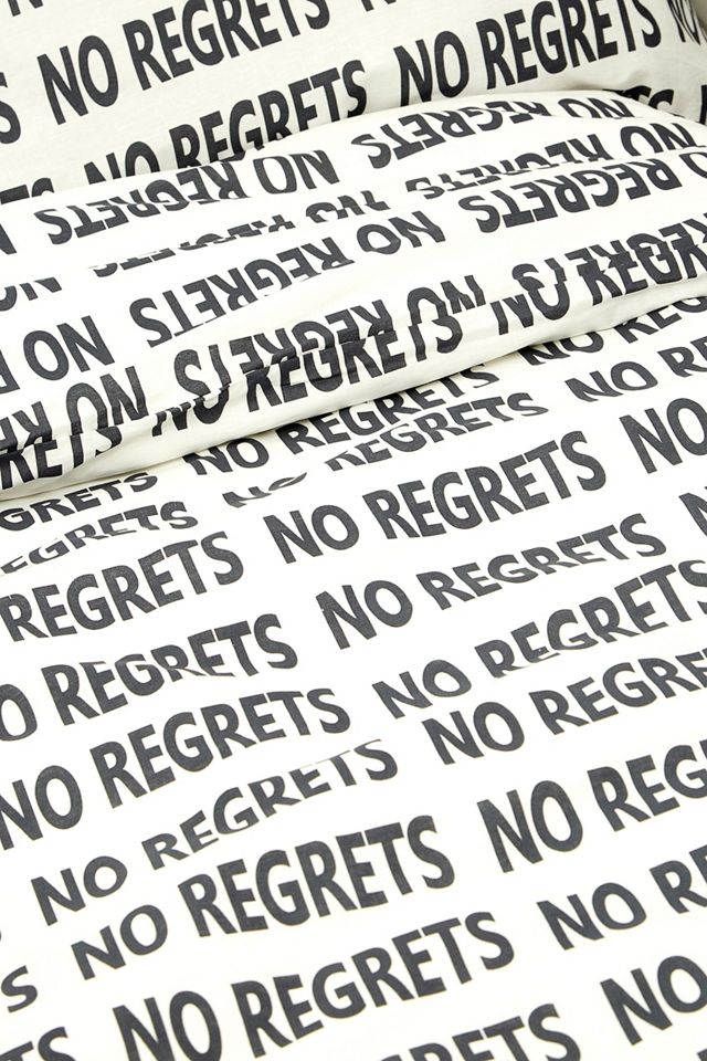 No Regrets Duvet Cover Set #1