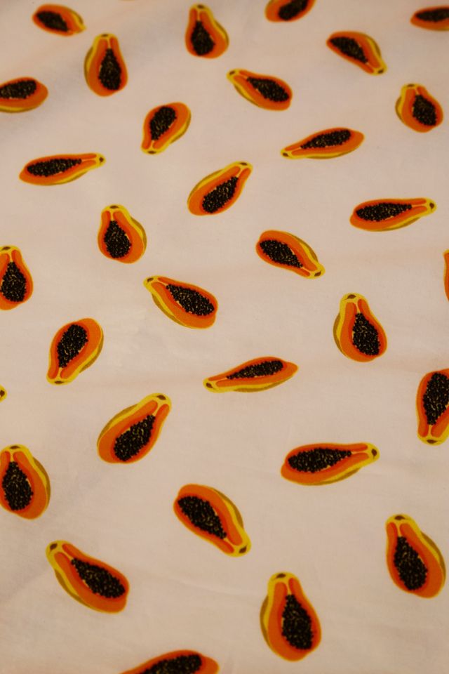 Papaya Print Duvet Cover Set #1