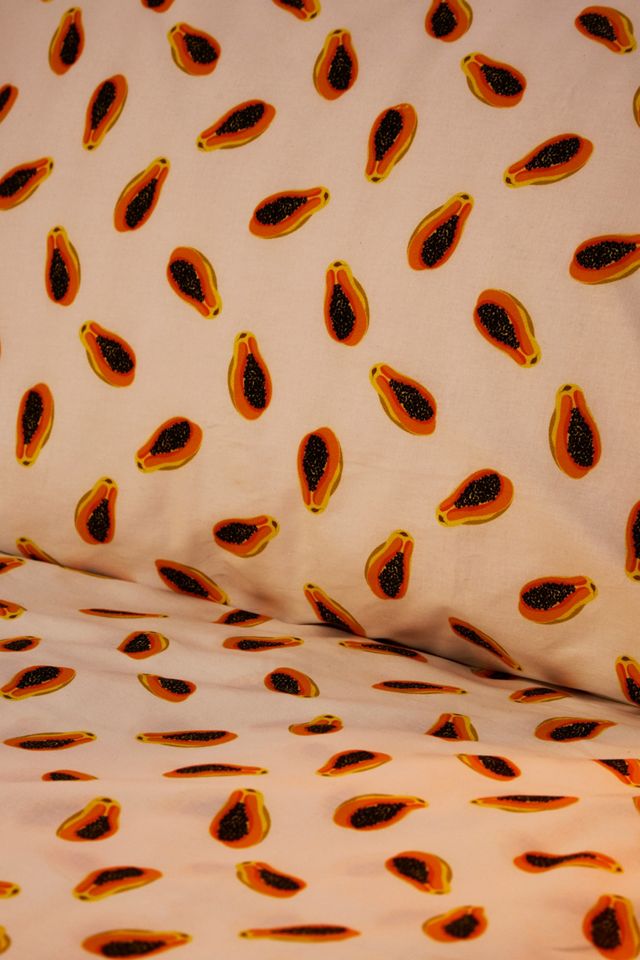 Papaya Print Duvet Cover Set #2