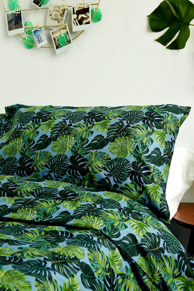 Tropical Foliage Duvet Cover Set #1