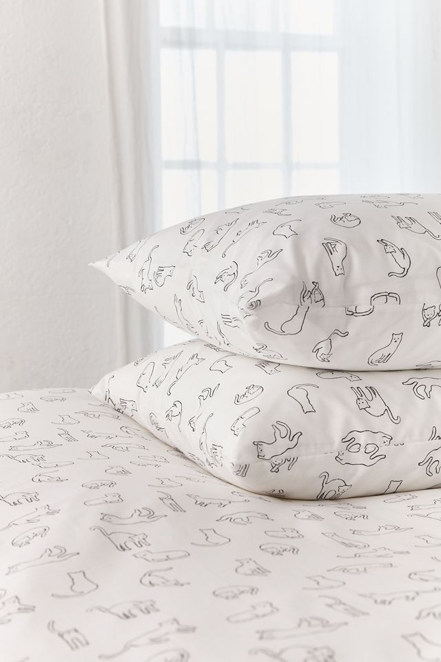 Housse de couette sieste de chat en coton brossé #2