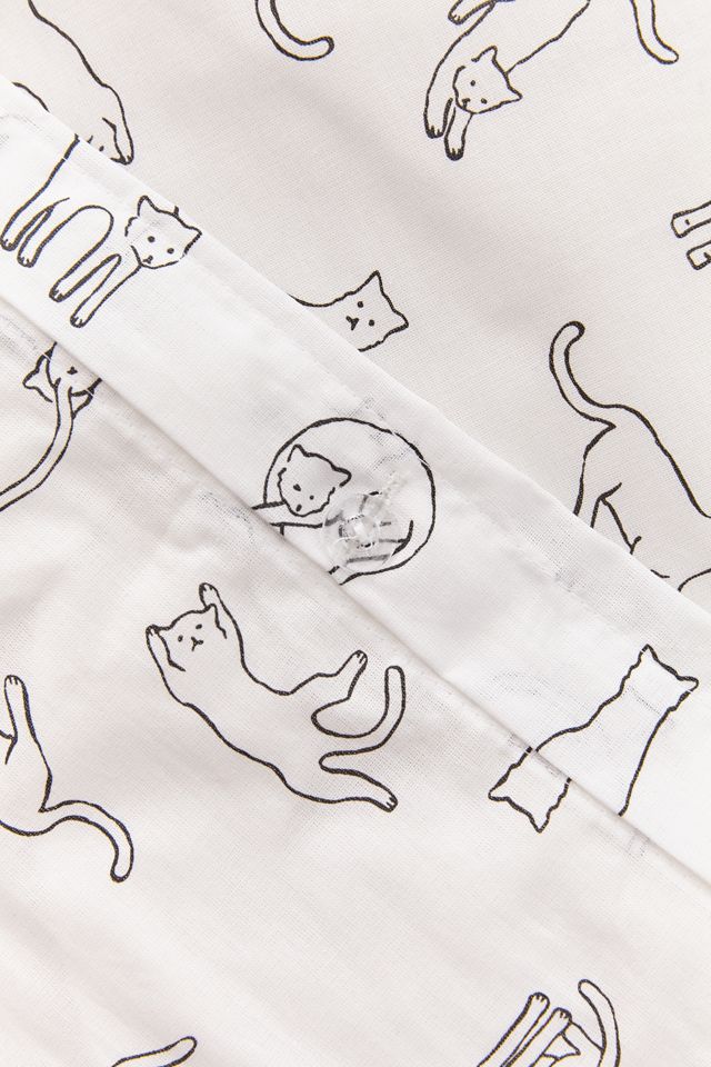 Housse de couette sieste de chat en coton brossé #3