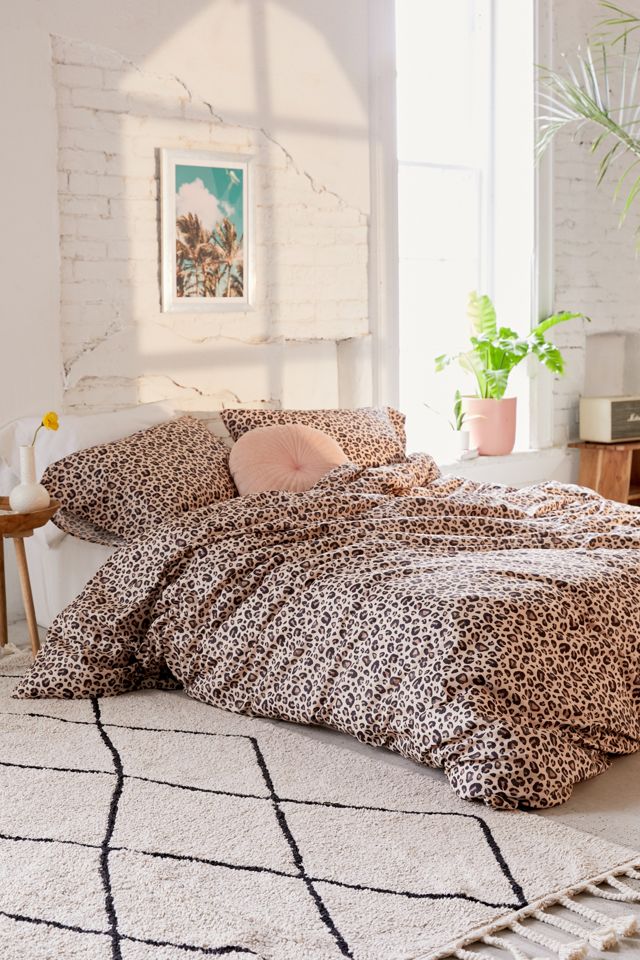 Leopard Print Duvet Cover Set #1