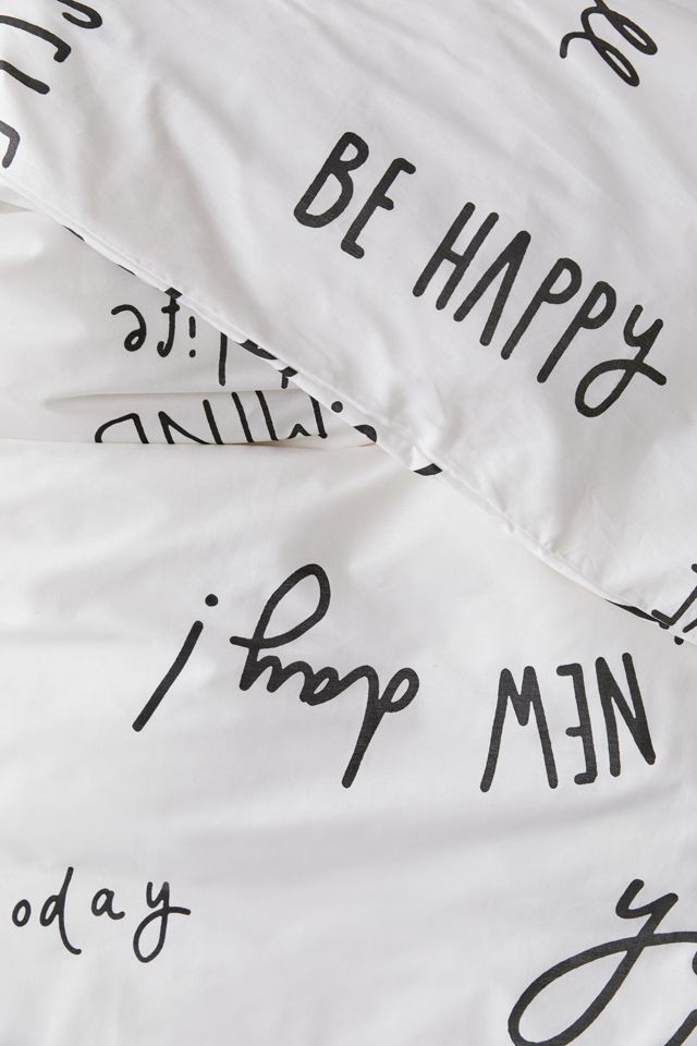Positive Vibes Duvet Cover Set #3