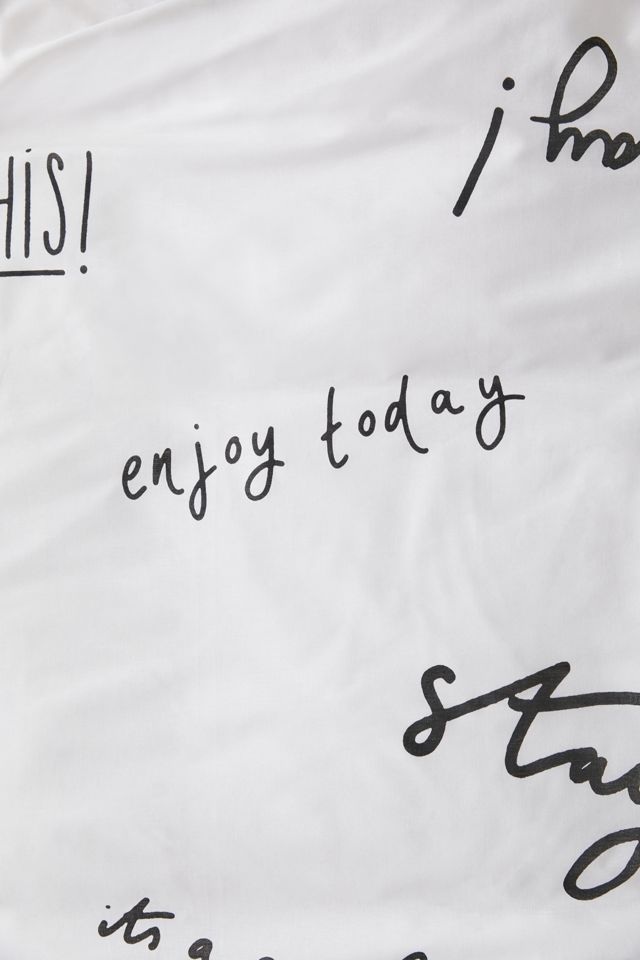 Positive Vibes Duvet Cover Set #4