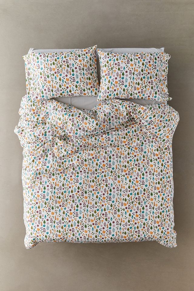 Housse de couette imprimé floral aquarelle #2